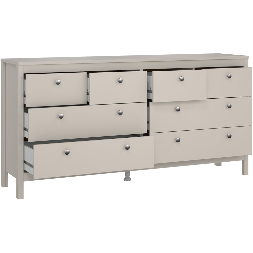 Florence Madrid 8 Drawer Cashmere Double Dresser Image 3