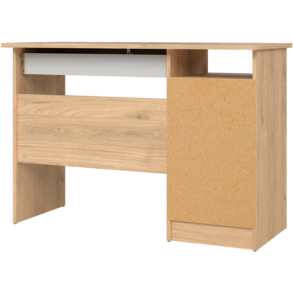 Florence Function Plus 4 Drawer Desk Jackson Hickory Oak Image 4