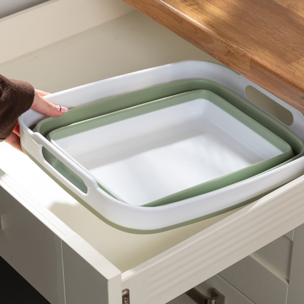 My Home Collapsible Sink Bowl Sage Image 6