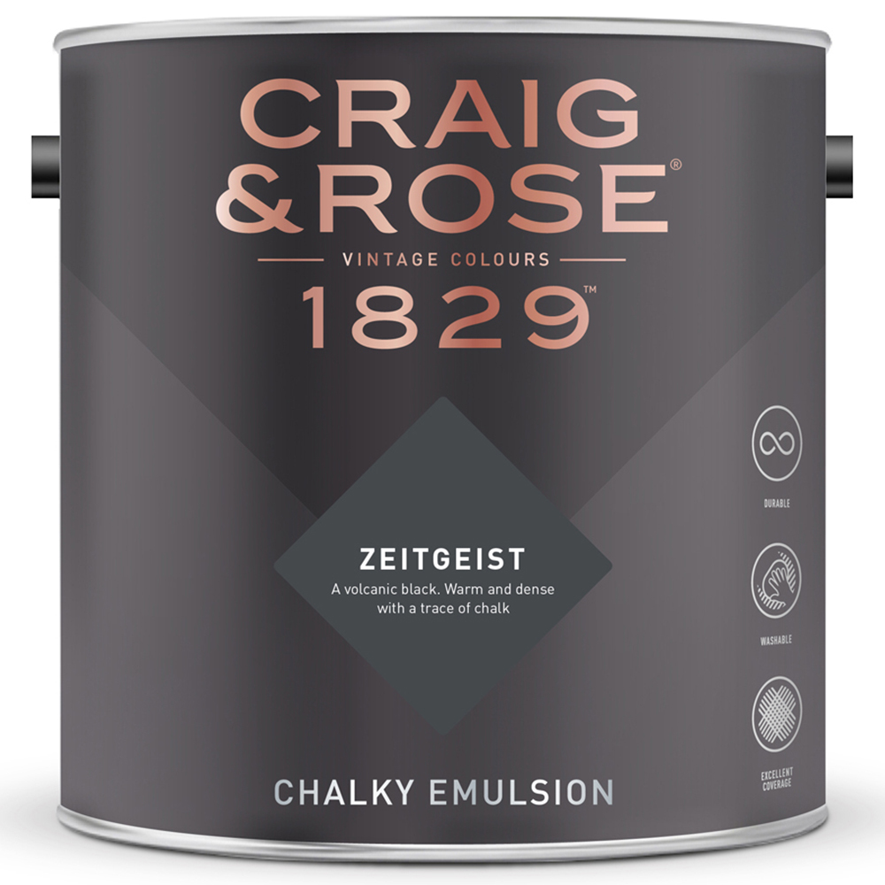Craig & Rose Walls and Ceilings Zeitgeist Chalky Emulsion Paint 5L Image 2