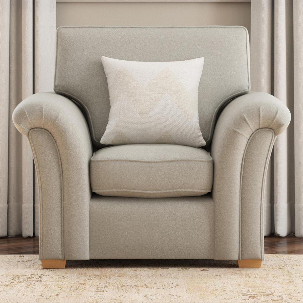 Castleacre Venice Mink Fixed Back Armchair Image 5