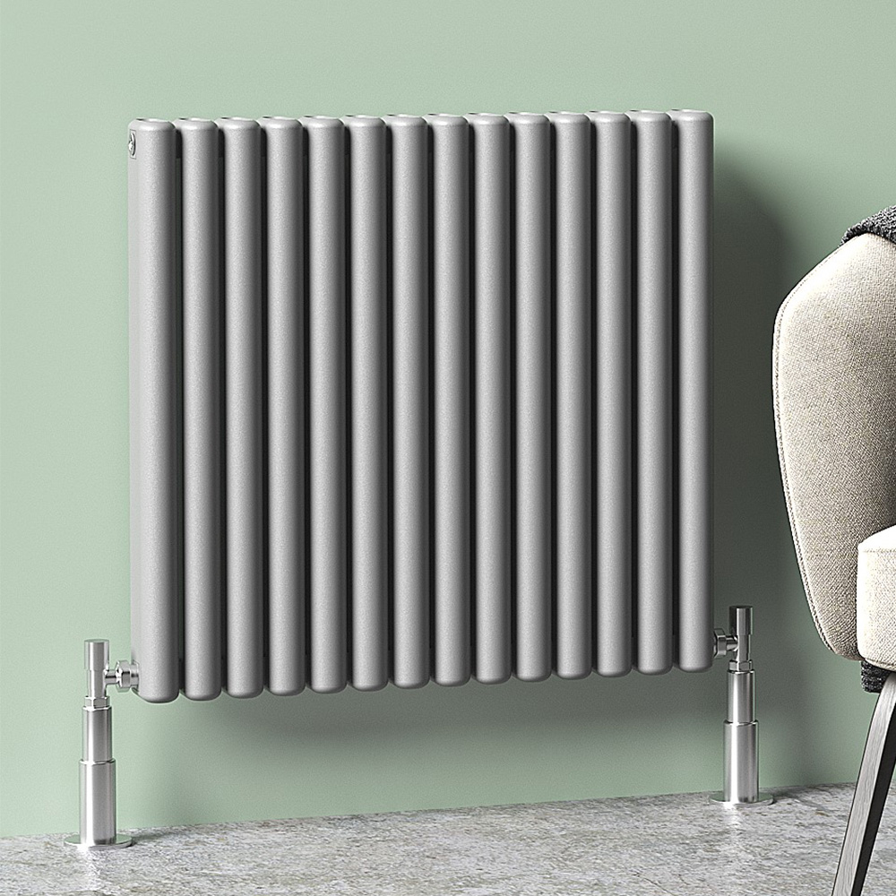 Towelrads Winchester 2997BTU Horizontal Anthracite Aluminium Radiator 600 x 626mm 878W Image 2