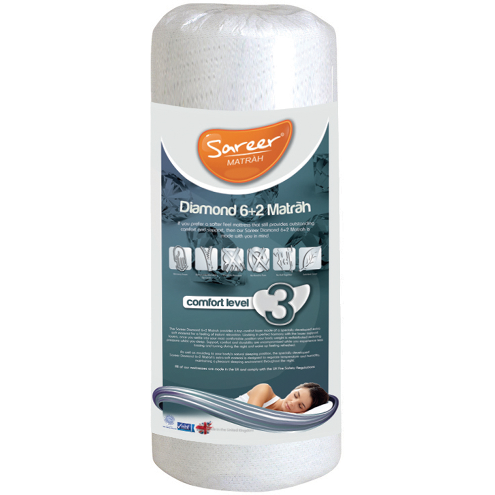 Sareer Matrah Diamond 6 + 2 Double Memory Foam Mattress Image 5