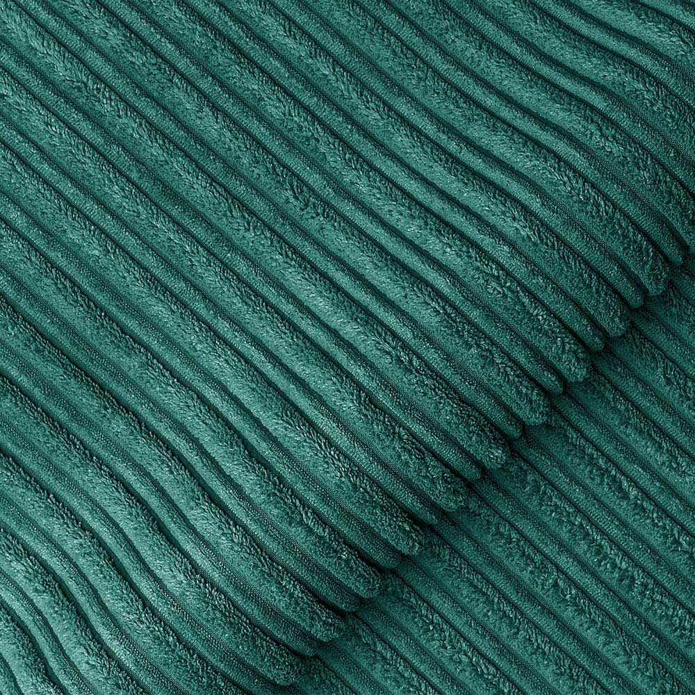 Luxor 6 Seater Teal Jumbo Cord Sofa Suite with Scatter Back Image 6