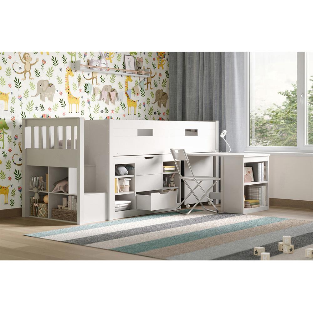 Flair Charlie White Wooden Cabin Bed Image 5