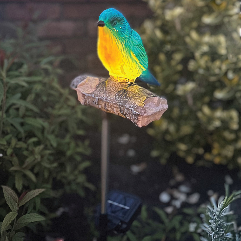 Gardenkraft Solar Tweeting Bluebird Light Image 2