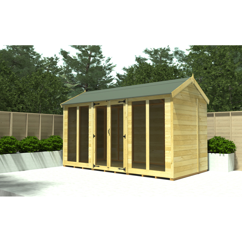 DIY Sheds 18 x 8ft Tongue and Groove Timber Apex Summerhouse Image 2