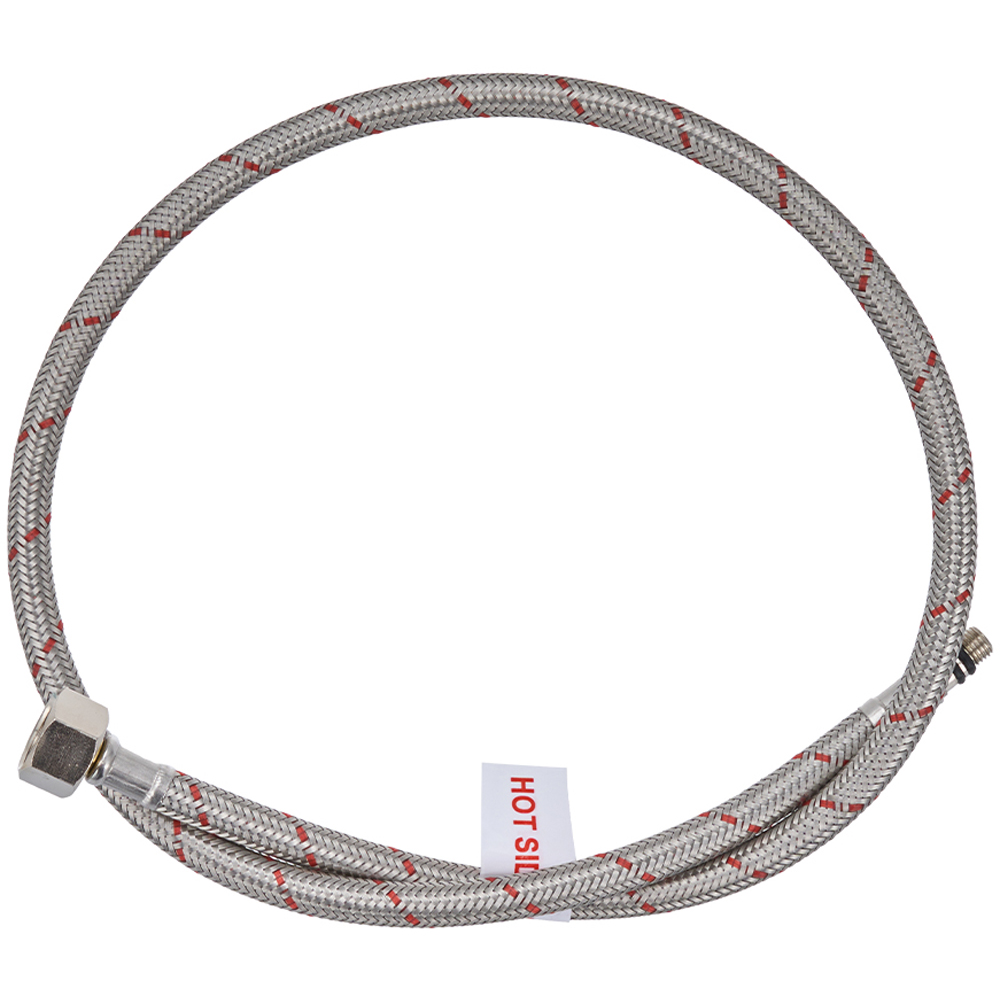 Living and Home Black 304 Stainless Steel Dual Spout Swivel Kitchen Faucet with LED Light Image 3