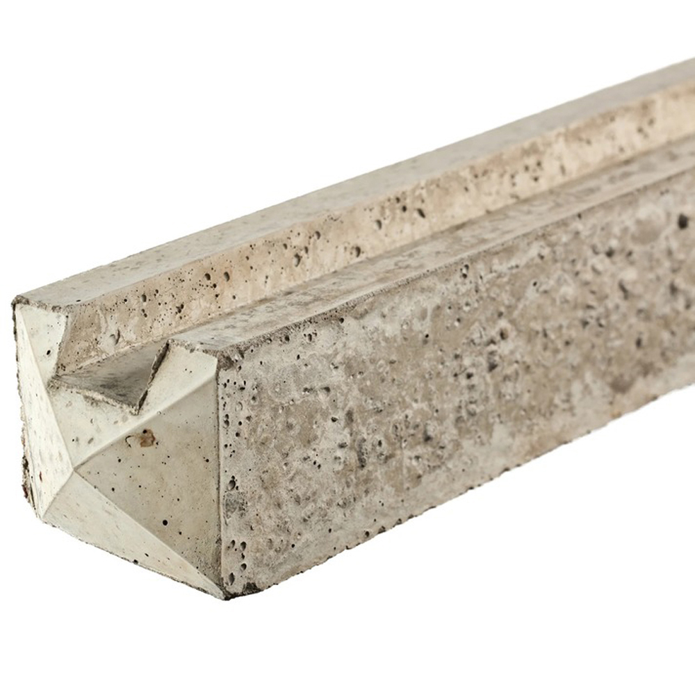 Reinforced Concrete 2745 x 109 x 94mm Slotted End Fence Post Image