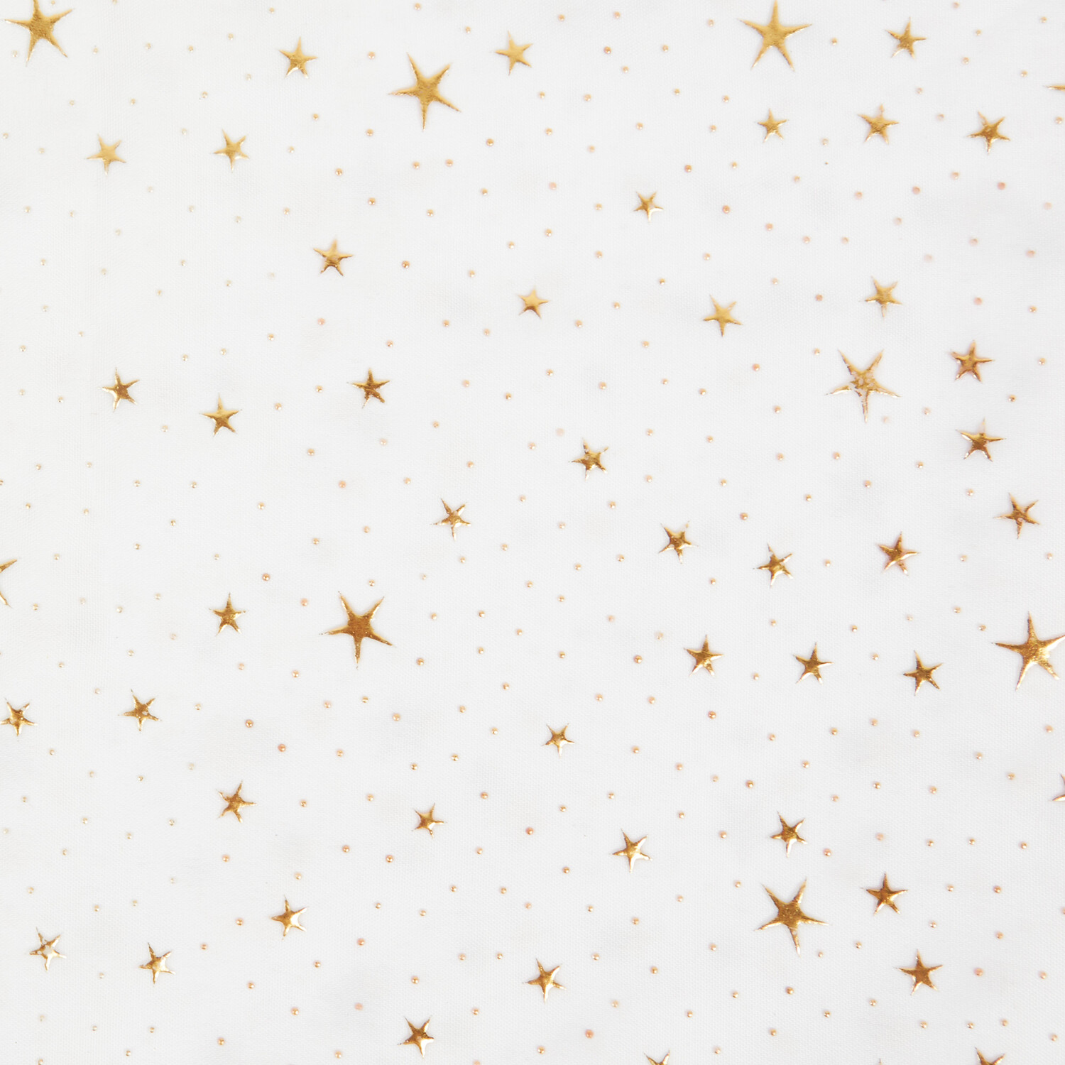 Gold Stars Tablecloth - White Image 3