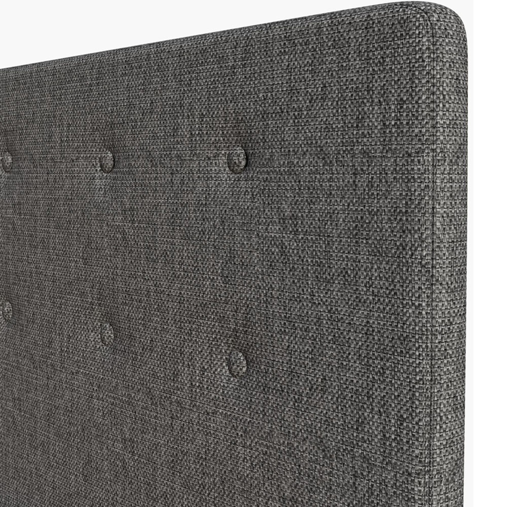 GFW Ashbourne King Size Grey Bed Frame Image 9