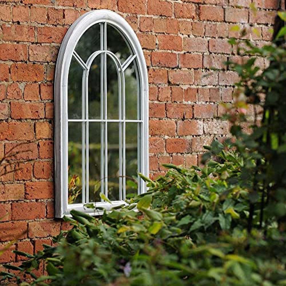 Fallen Fruits Grey Arched Wall Mirror 88.2 x 69cm Image 2