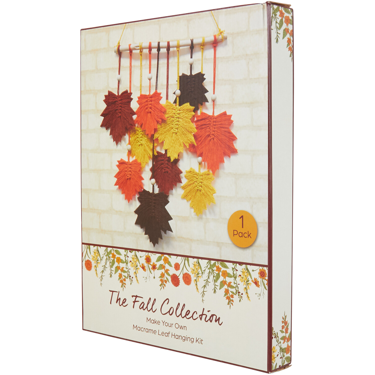 The Fall Collection Make Your Own Macrame Leaf Hanging Kit Image 2