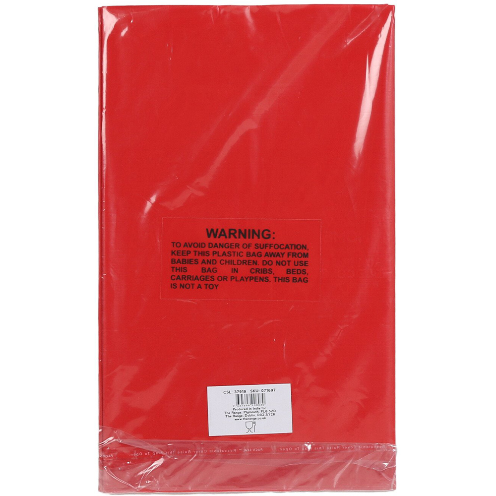 Single My Home Plastic Table Cover 120 x 120cm in Assorted styles Image 3