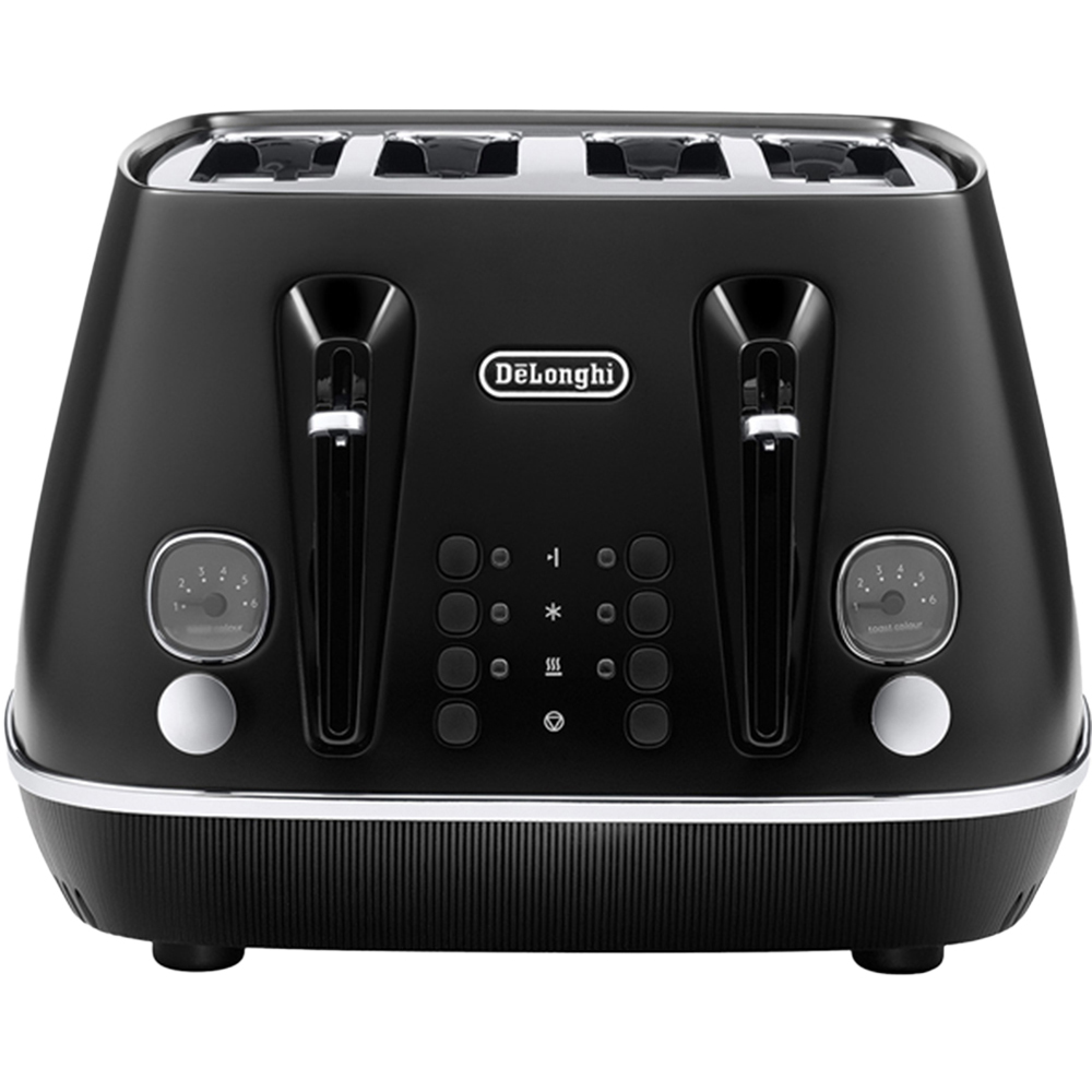 De'Longhi Distinta X DLPK16 Black 1.7L Kettle and 4 Slice Toaster Set Image 2