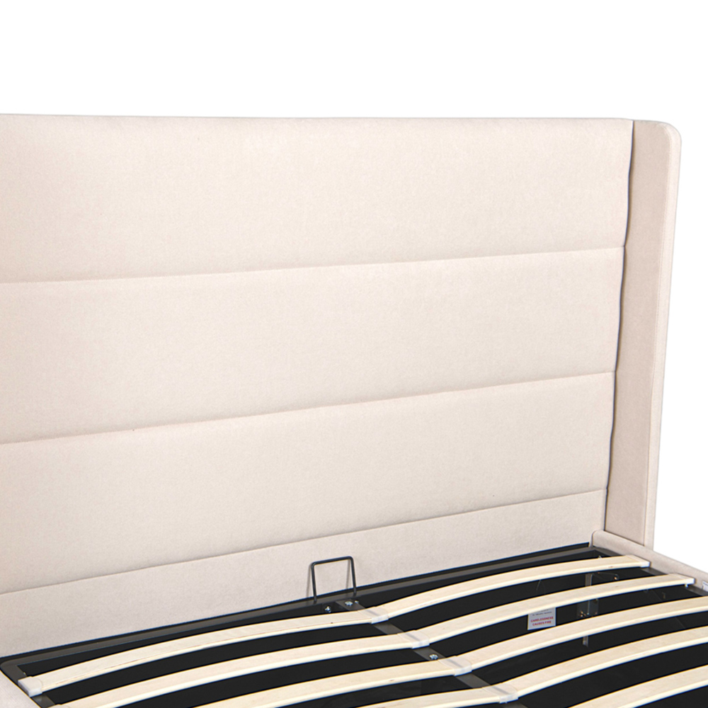 Wilmslow Double Natural Ottoman Bed Image 5