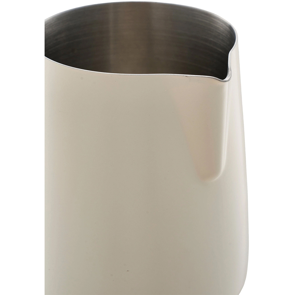 Living and Home White Stainless Steel Milk Frothing Jug 600ml Image 6