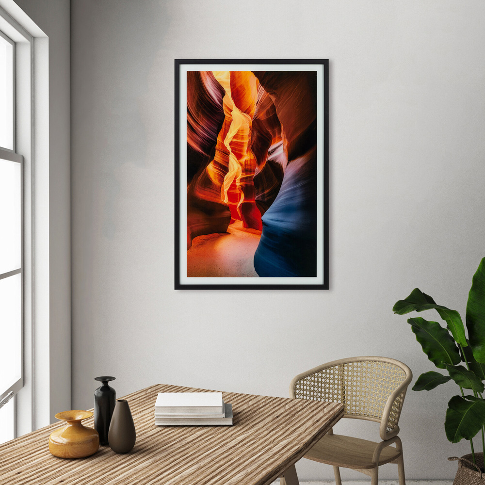 Tempered Glass Canyon Wall Art Image 2