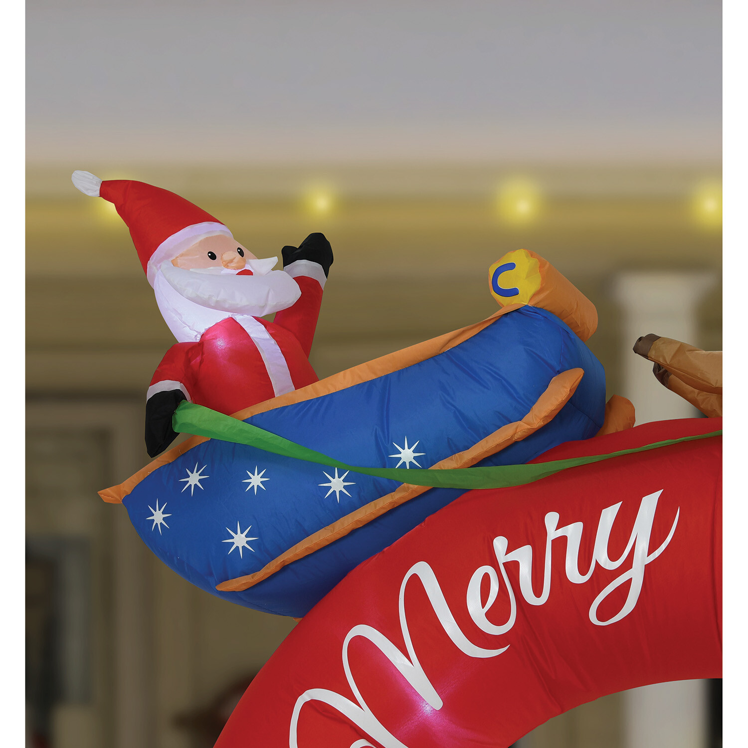 LED Christmas Inflatable Arch 7ft Image 4