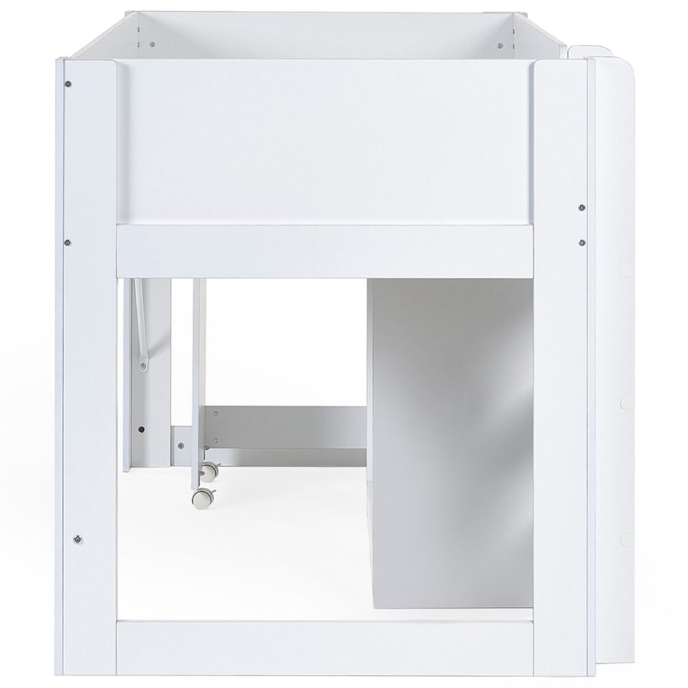 Julian Bowen Otis All White Mid Sleeper Bed Image 5