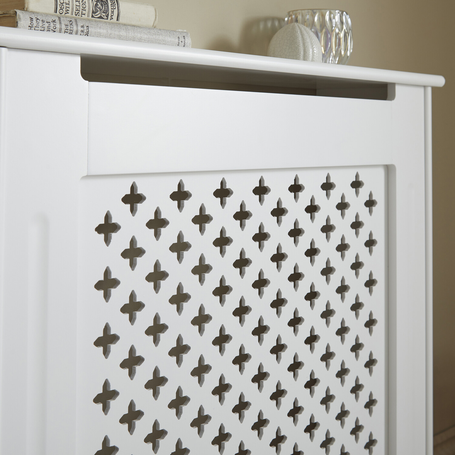 Classic Mini Radiator Cabinet White 78cm Image 6