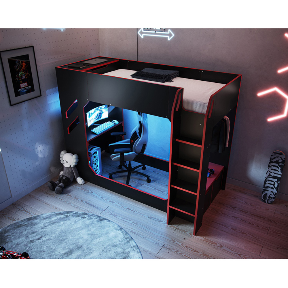 Recoil Shuttle Single Black High Sleeper Image 6