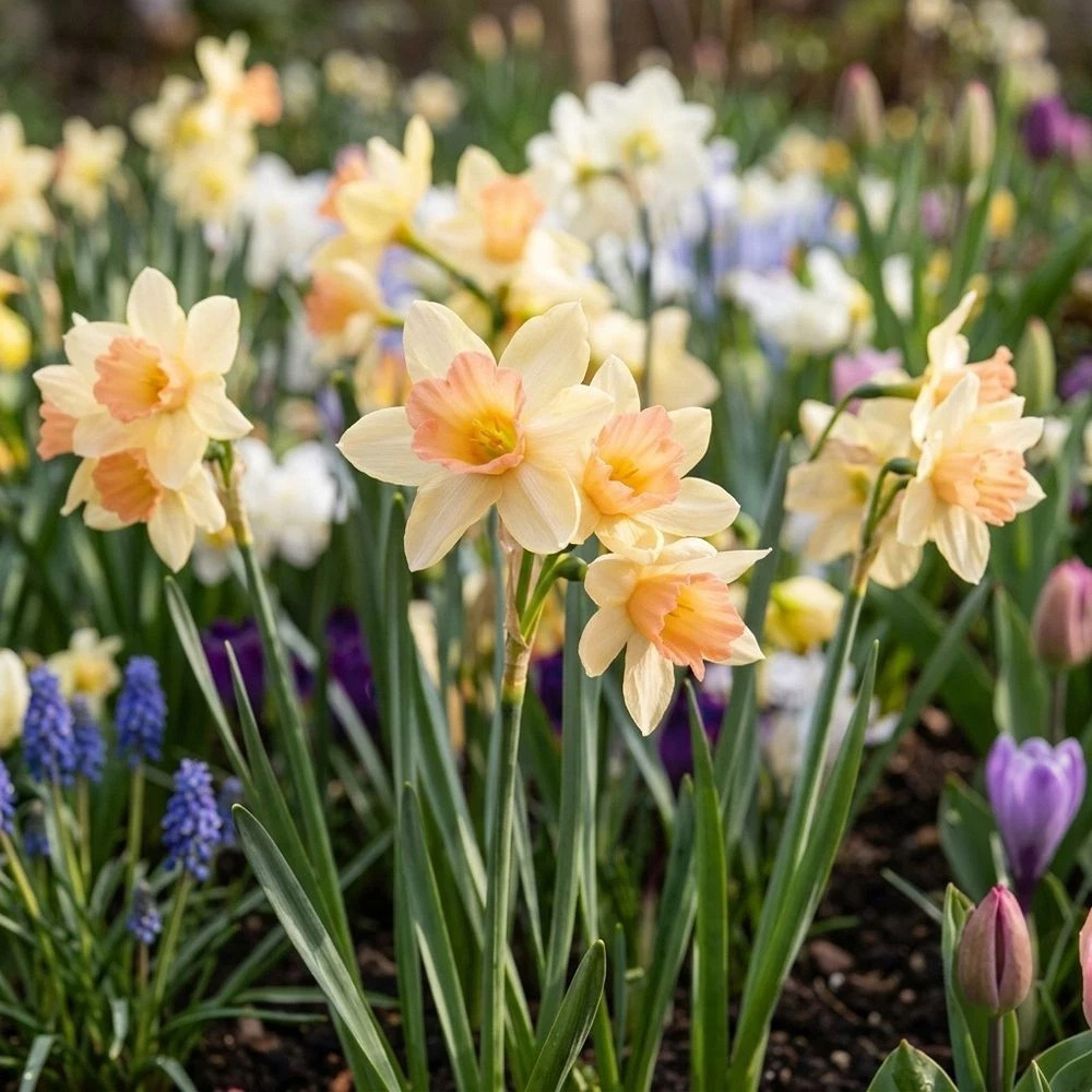 Thompson and Morgan Daffodil Blushing Lady Planting Bulb 32 Pack Image 2