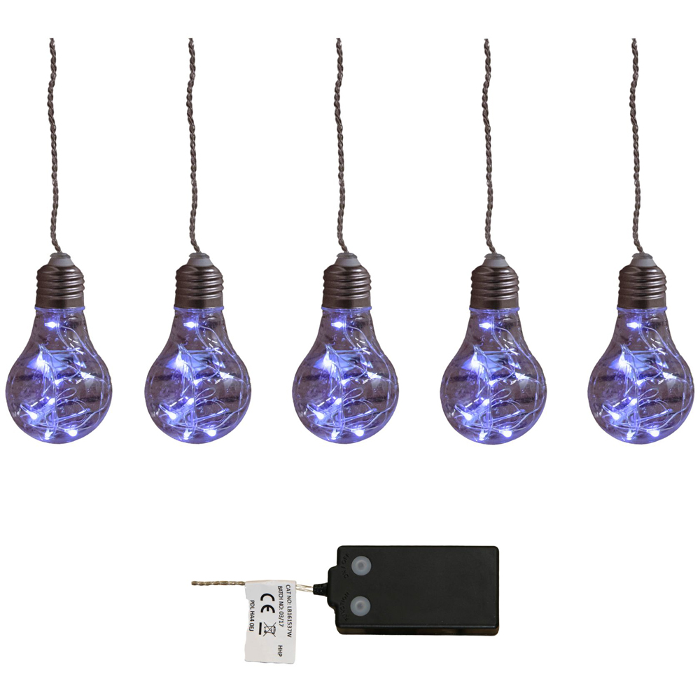 Samuel Alexander 8 Cool White LED Edison Style Bulb Light 5 Pack Image 2