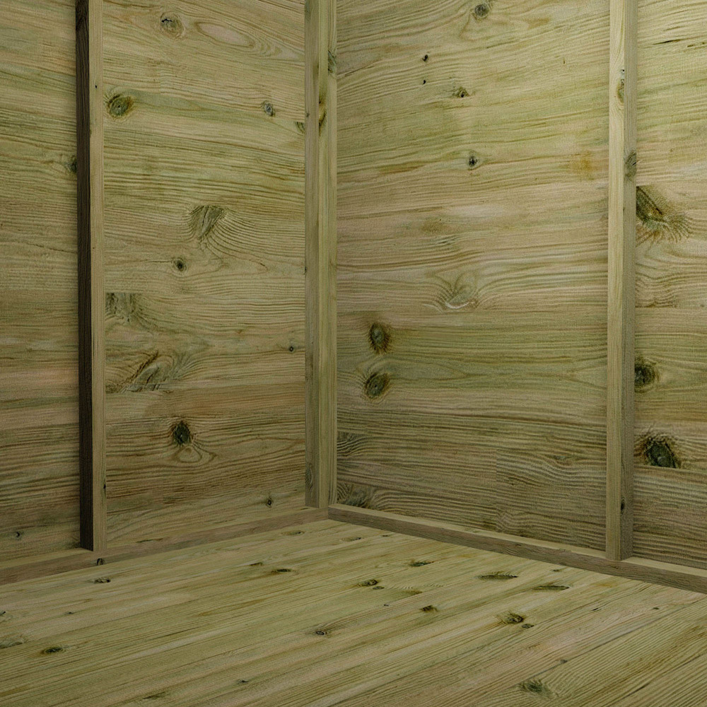 Mercia Helios 10 x 8ft Double Door Premium Shiplap Traditional Summerhouse Image 7