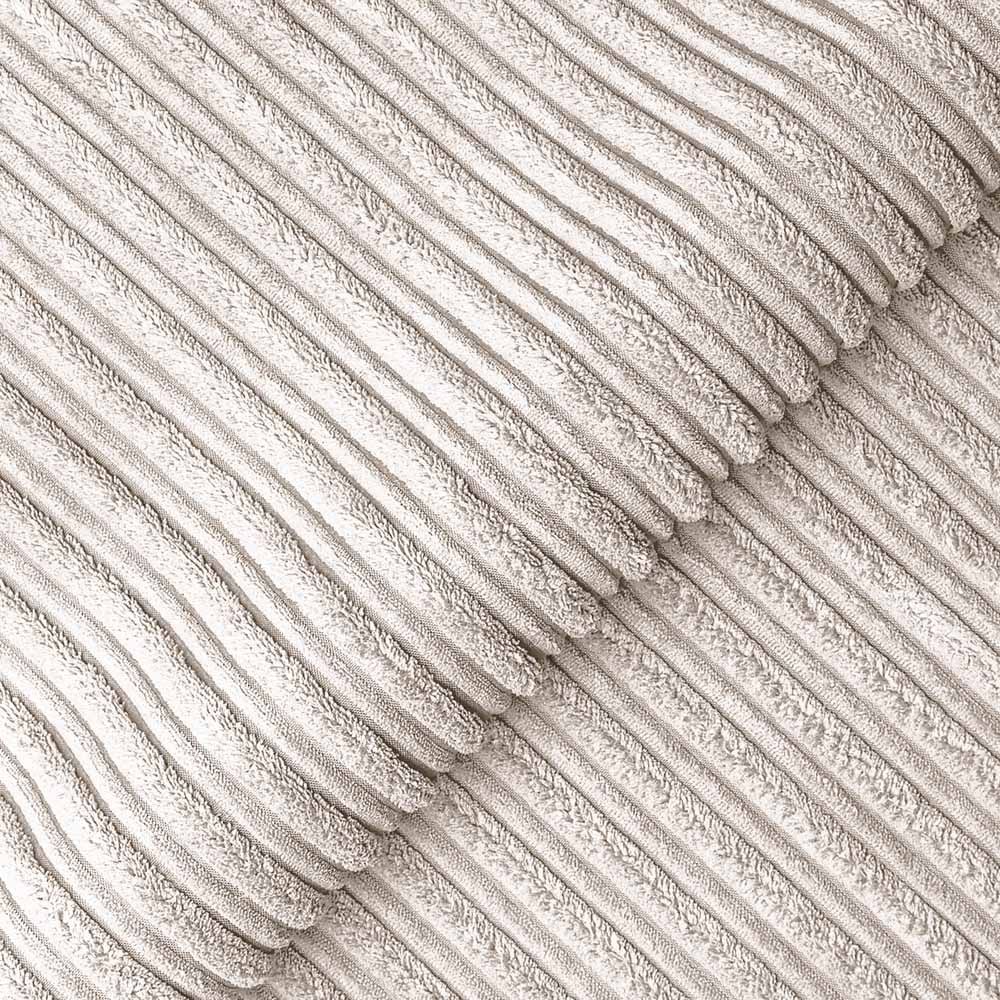 Luxor 6 Seater Cream Jumbo Cord Full Back Sofa Suite Image 3