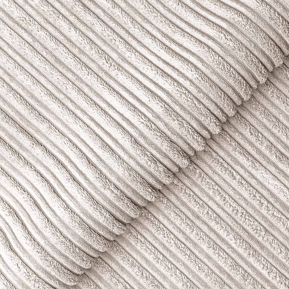 Luxor 4 Seater Cream Jumbo Cord Full Back Sofa Suite Image 3