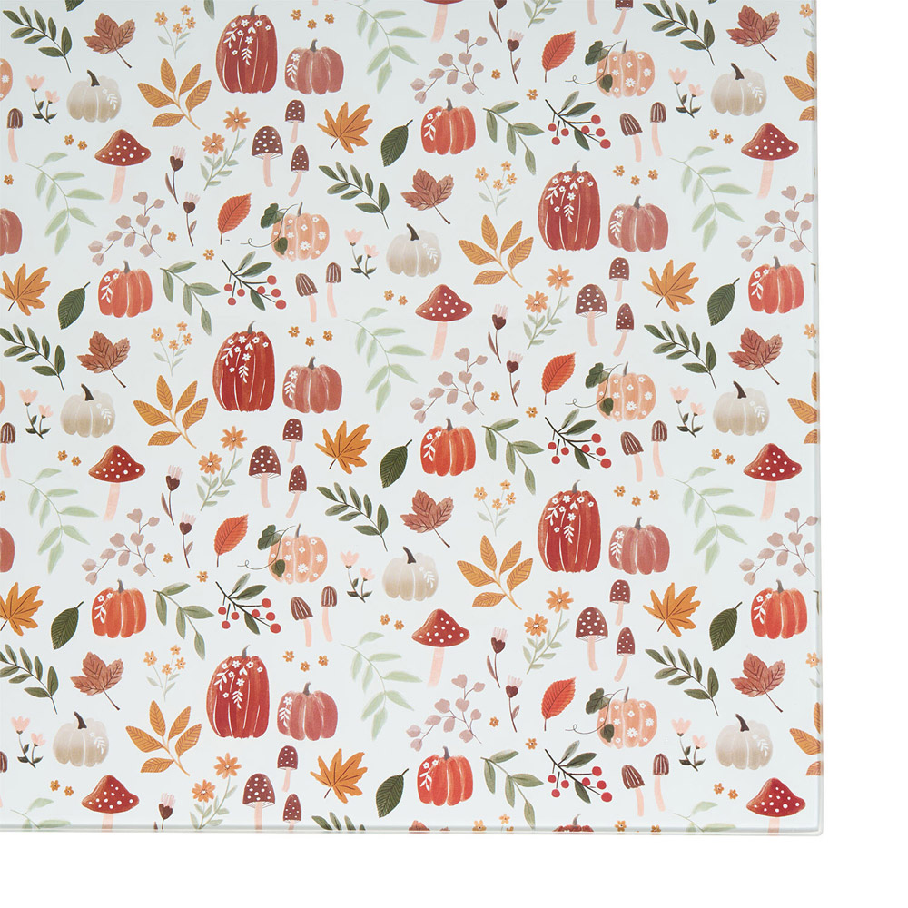 Autumn Print Tempered Glass Worktop Saver Image 5