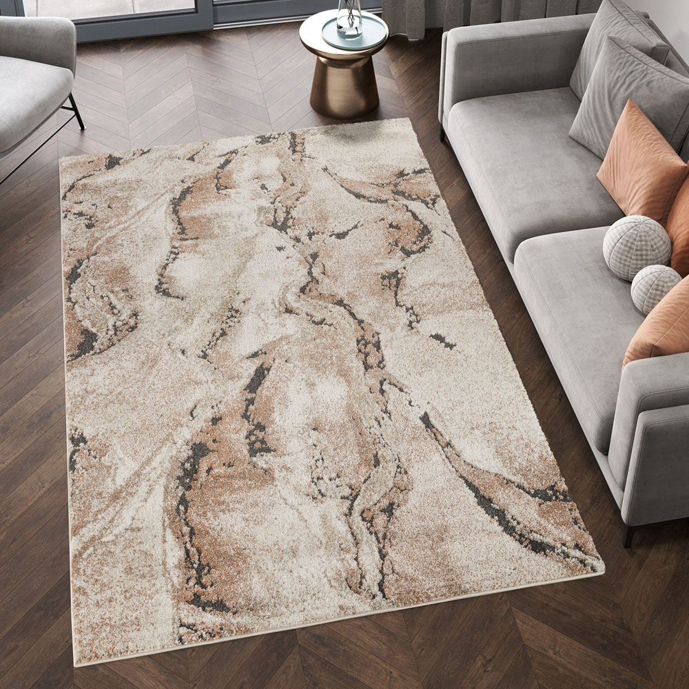 Desire Rugs Essence Terracotta Abstract Rug 160 x 230cm Image 2
