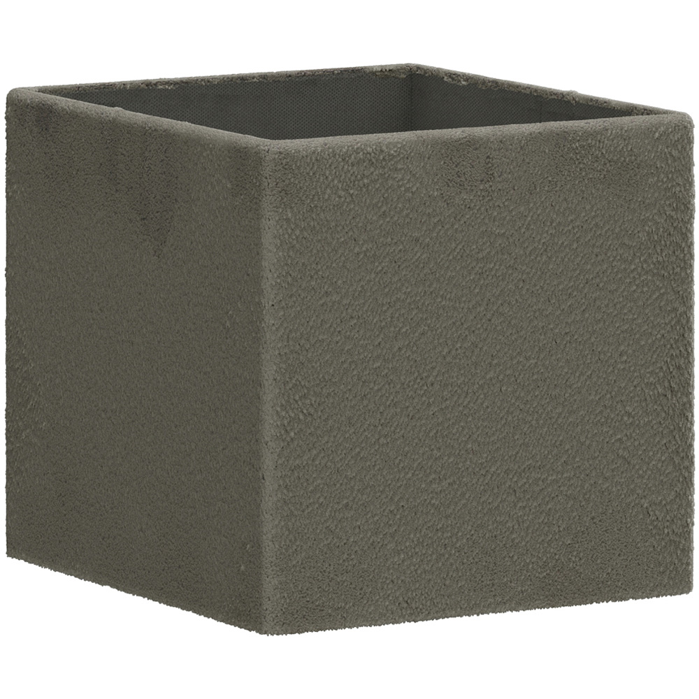 Homebase Teddy Grey Cube Storage Insert 4 Pack Image 3