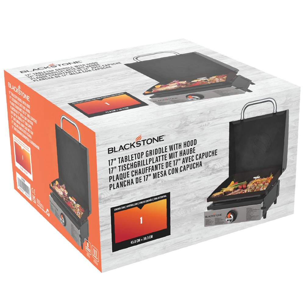 Blackstone 257-2143EU Tabletop Griddle with Hood 17 inch Image 4