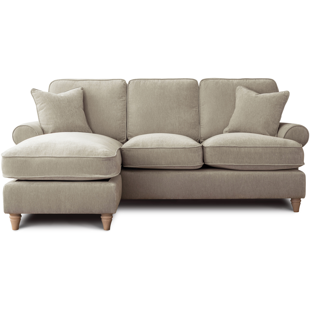 The Victoria 3 Seater Putty Left Hand Chaise Sofa Image 2