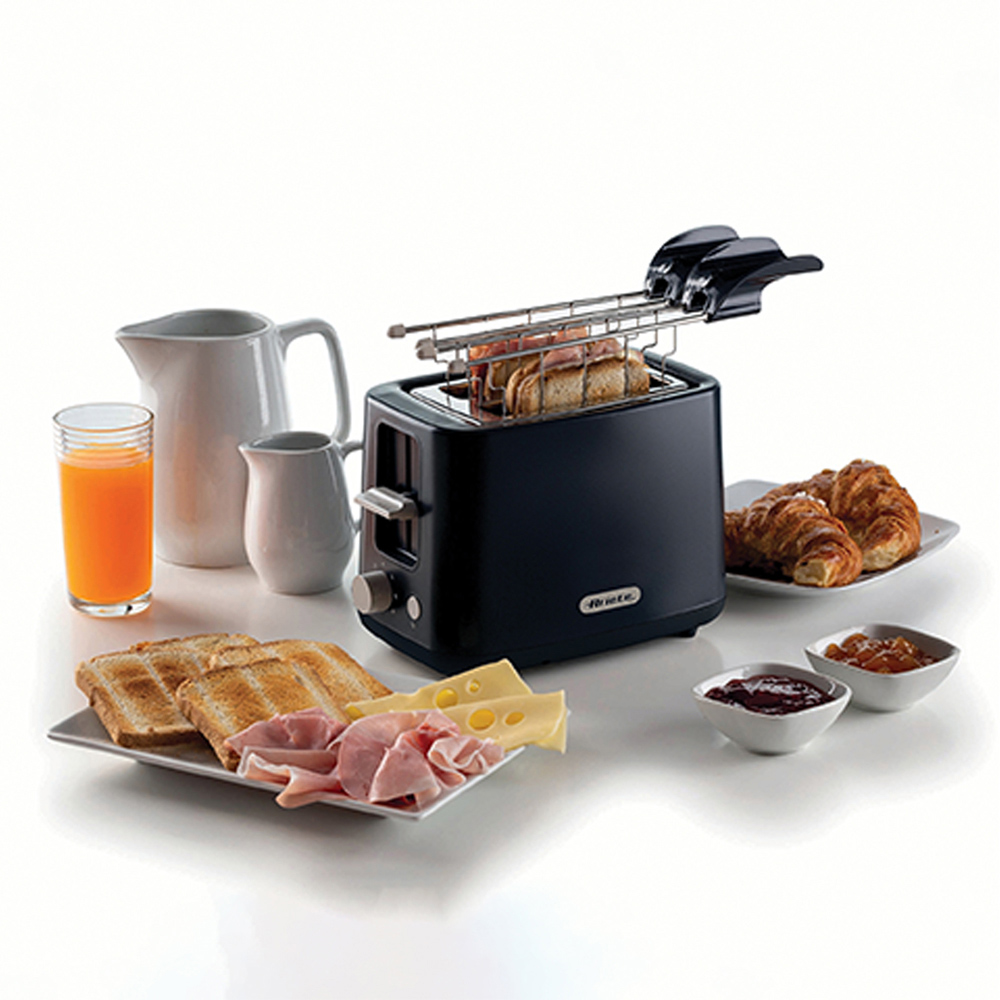 Ariete AR0157 Dark Grey 2 Slice Breakfast Line Toaster Image 4