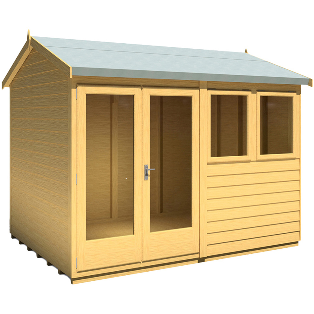 Shire 10 x 7ft Double Door Superlap Apex Garden Studio Image 3
