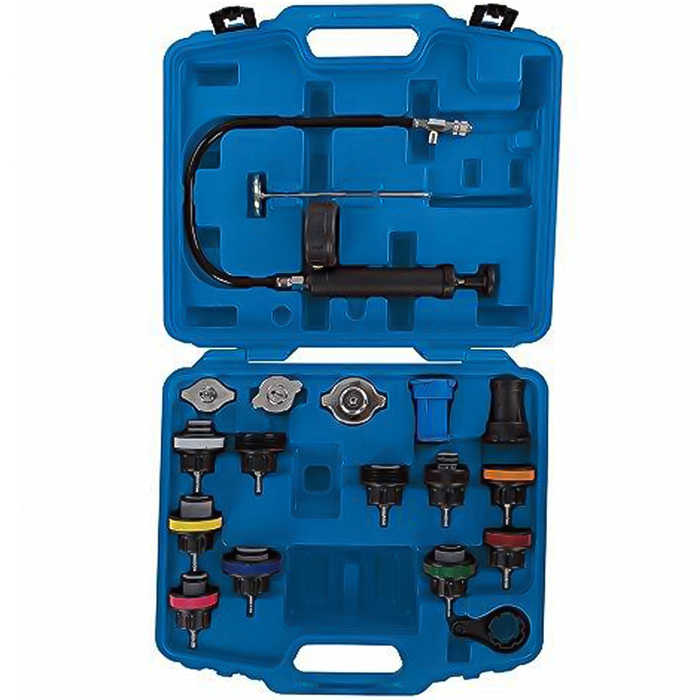 Silverline 18 Piece Radiametertor Pressure Test Kit Image 3