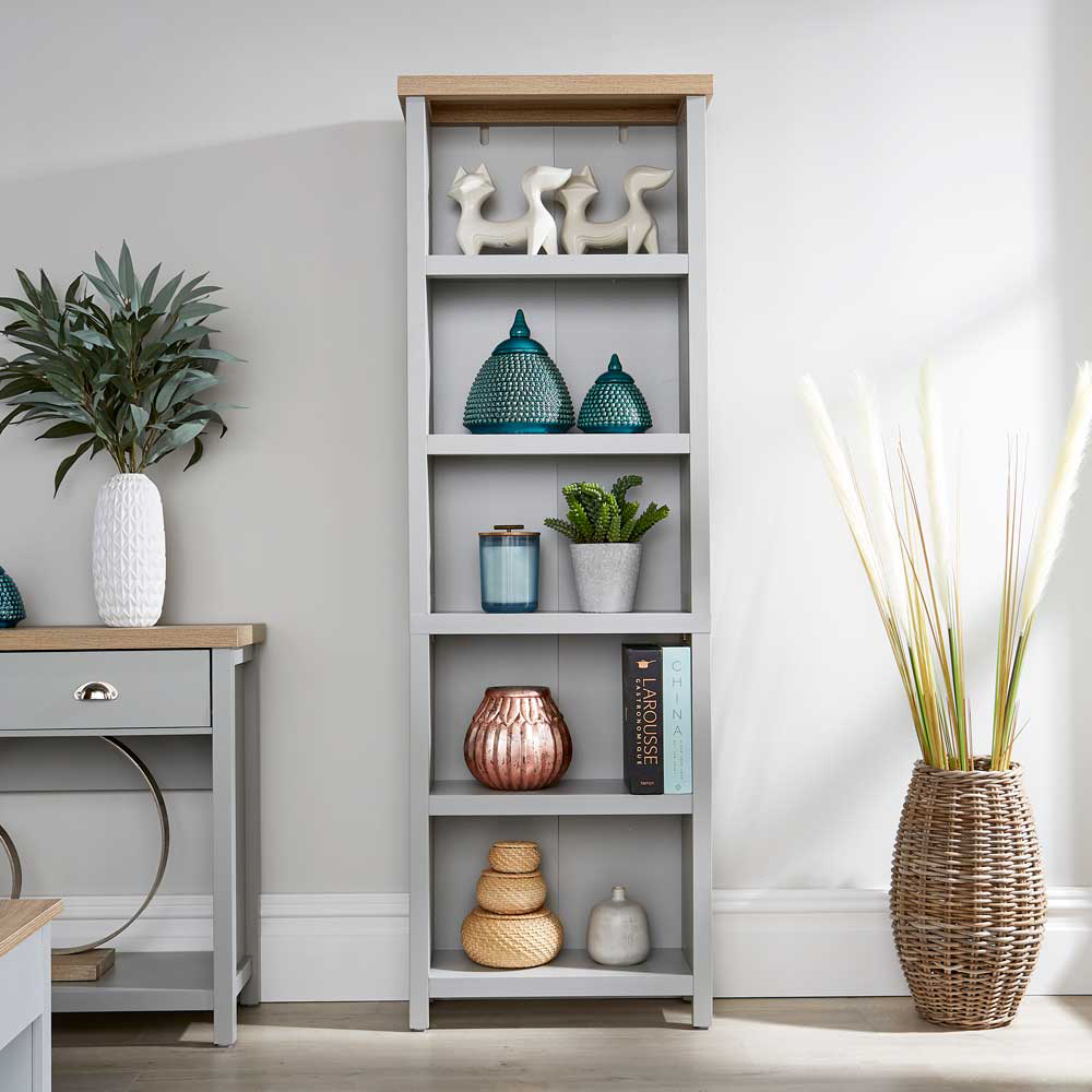 Home Source Avon 5 Tier Grey Tall Storage Unit Image 6