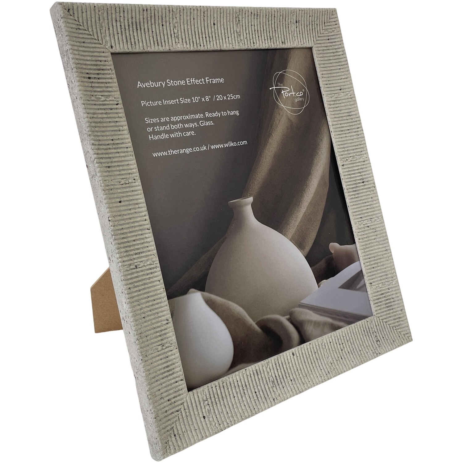 Avebury Stone Effect Photo Frame Neutral 10x8in Image 2