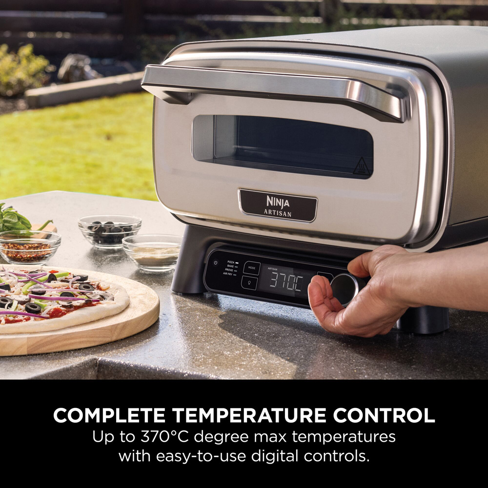 Ninja Artisan MO201UK Grey Outdoor Pizza Air Fry Oven Image 4