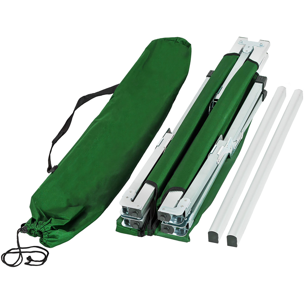 tectake Green Aluminium Camping Beds 4 Pack Image 6