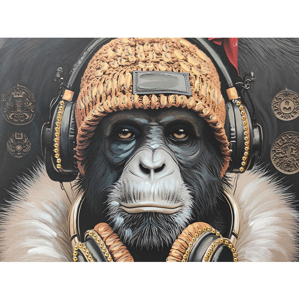 Trio of Wise Apes Framed Art Image 4