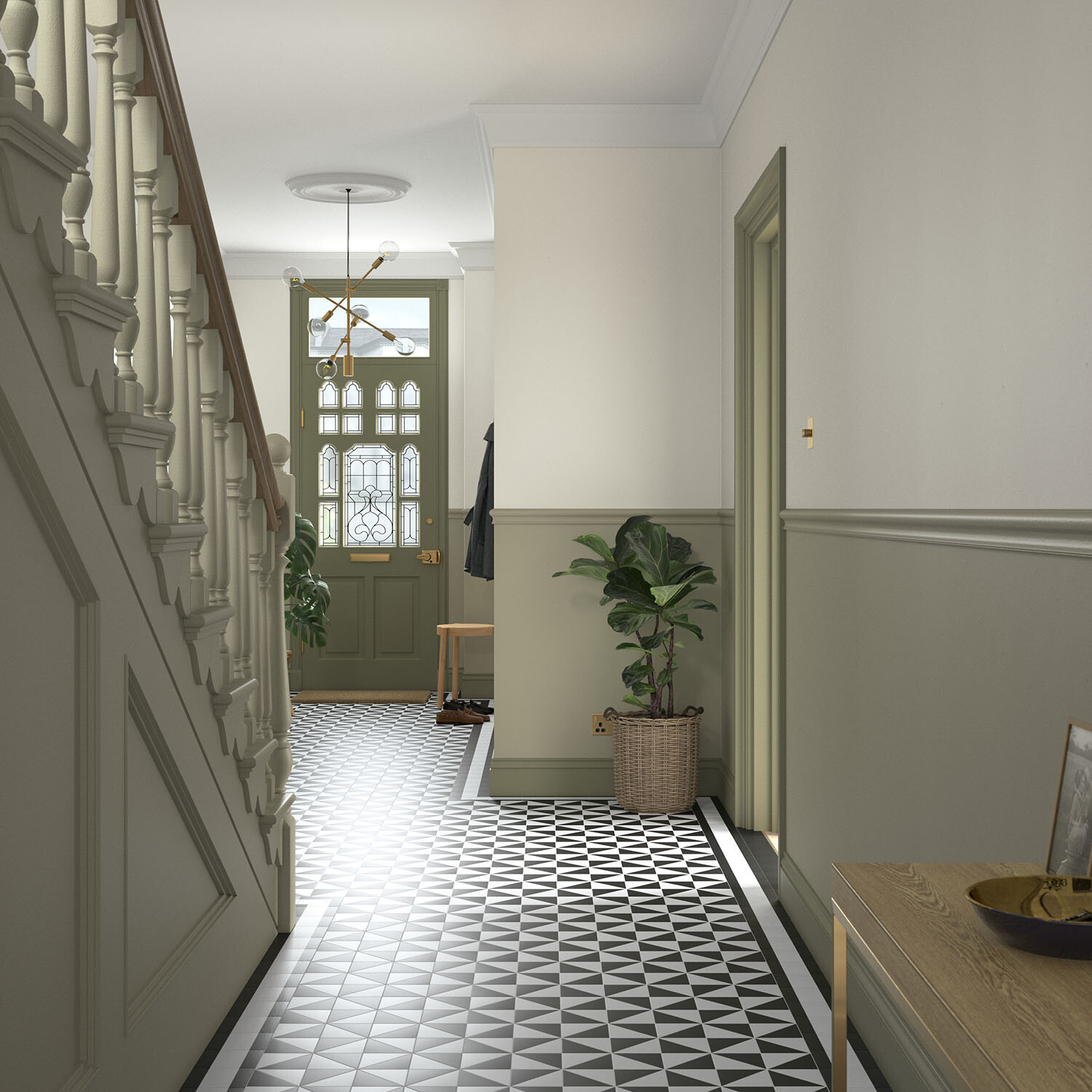 Dulux Heritage Walls and Ceilings Olive Tree Velvet Matt Emulsion Paint 2.5L Image 8