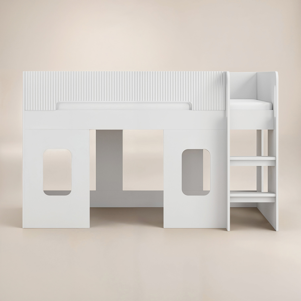 Flair Lino White Play House Mid Sleeper Image 3