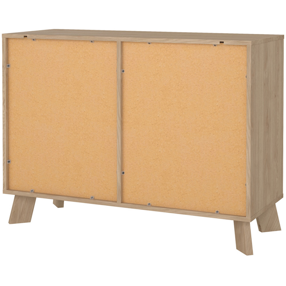 Furniture To Go 2 Door Single Drawer White and Brown Sideboard Image 5