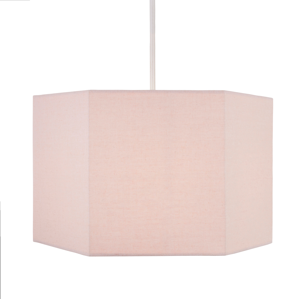 Glow Hex Pink Hexagon Lamp Shade Image 3