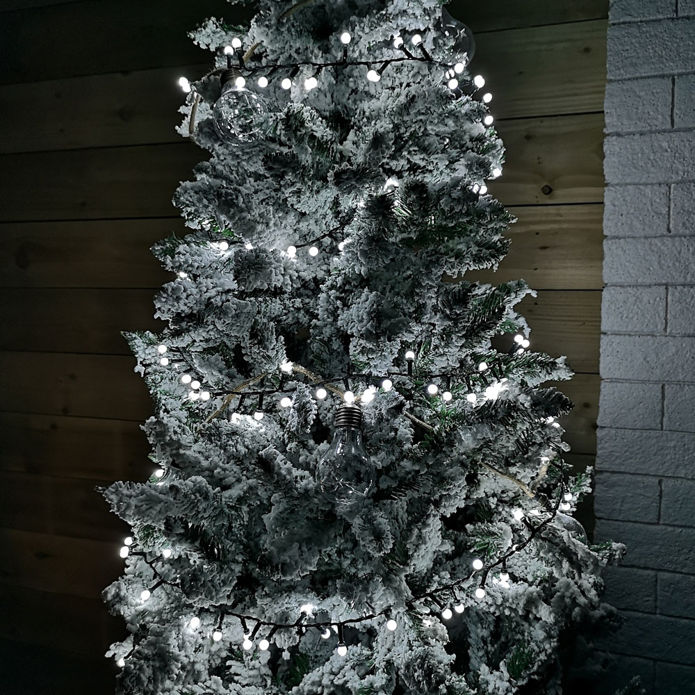 Samuel Alexander 150 White LED Frosted Berry Multi-Function Green String Light 4m Image 7