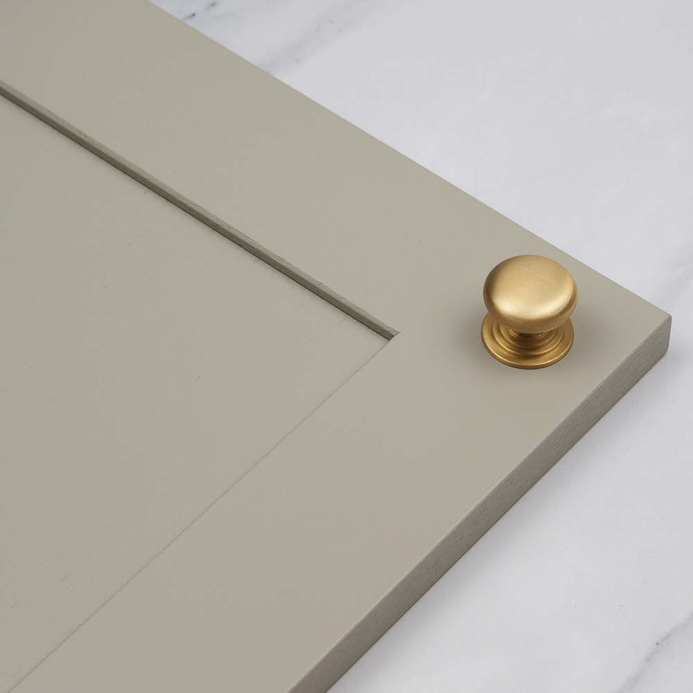 Handle & Home Satin Brass Knob 32mm Image 3